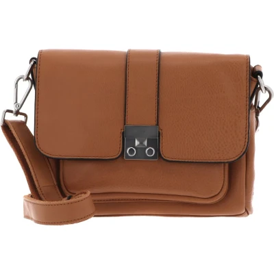 Afbeelding van FREDsBRUDER Leren Schoudertas Treasure Midi Crossbody Bag Cinnamon Bruine