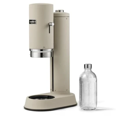 Afbeelding van Aarke Carbonator Pro, Sodamaker met Glazen Fles, Afwerking Sand