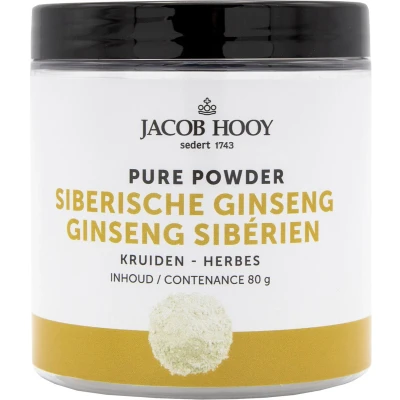 Afbeelding van 1+1 gratis Jacob Hooy Siberische Ginseng Poeder 80g