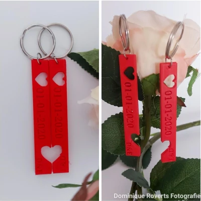 Afbeelding van KDootje Valentijns duo sleutelhanger
