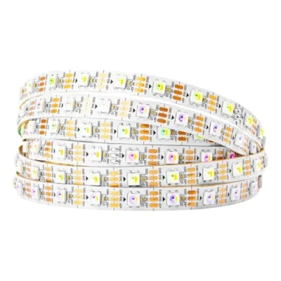 Afbeelding van BTF LIGHTING RGBW RGBCW RGB+Koel Wit SK6812 (Vergelijkbare WS2812B) 5m 60LEDs/Pixels/m Individueel Adresseerbare Flexibele 4 Kleur in 1 LED Droom Kleuren Strip IP30 Niet Waterdicht DC5V PCB