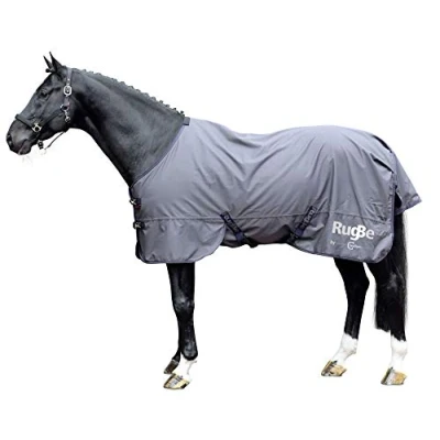Afbeelding van Covalliero Paardendeken RugBe Zero 155 cm grijs