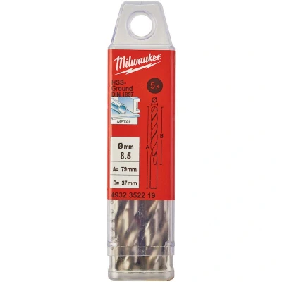 Afbeelding van Metaalboor Hss G Kort 8,5 X 79 Mm (10 Stuks)