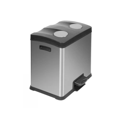 Afbeelding van Eko Rejoice pedaalemmer 2 x 12 liter mat RVS