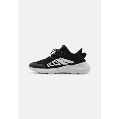 Afbeelding van DSQUARED2 ICON Sneakers laag, Heren, Maat: 41, Black Textiel/ synthetisch