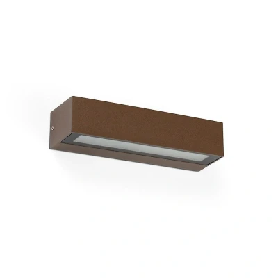 Afbeelding van Faro Lighting Lako geïntegreerde LED Down aansteker buitenmuur lichtbruin, 3000K, IP65