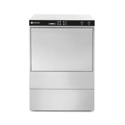 Afbeelding van Hendi Vaatwasser K50, RVS, 60(b)x57(d)x83(h)cm, met afvoer en reinigingspomp, 400V/6600W, 233054