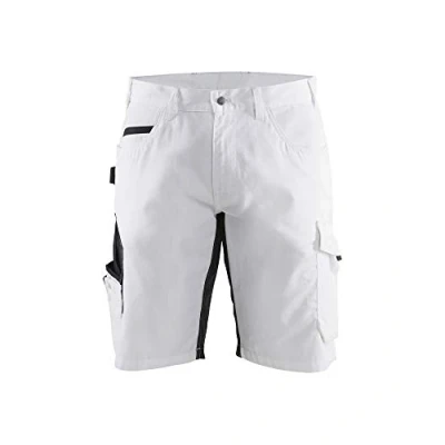 Afbeelding van Blaklader Schildersshorts met stretch 1094 1330 Wit/Donkergrijs