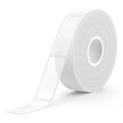 Afbeelding van SUPVAN E10/E16 Address zelfklevende, thermische multifunctionele etiketten voor kantoorkeuken, 12 mm x 40 mm, 170 stuks (transparant)