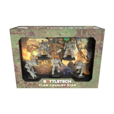 Afbeelding van BattleTech Miniatures Clan Cavalry Star Expansion Miniature Game Catalyst Labs Ages 14+