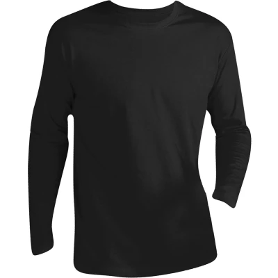 Afbeelding van SOLS Heren Monarch T Shirt Met Lange Mouwen (Diep Zwart) Maat 2XL