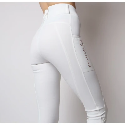 Afbeelding van Montar Rijlegging Rosegold Logo Junior Zwart 176