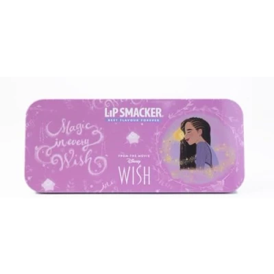 Afbeelding van Lip Smacker Wish &amp; Face Doos, Kinder Make up Set met Disney Geïnspireerde Lipgloss Crèmes in Verschillende Kleuren, Inclusief Applicators, Princess Geschenken voor Creativiteit