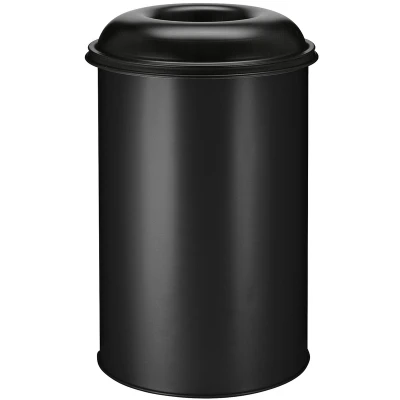Afbeelding van Vlamdovende papierbak 200 ltr Zwart