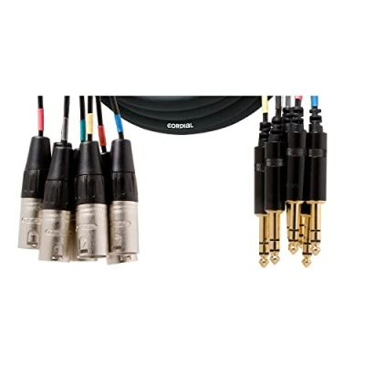 Afbeelding van Cordial CML8 0MV5C Intro multikabel 8x XLR male 6.3mm TRS jack 5m