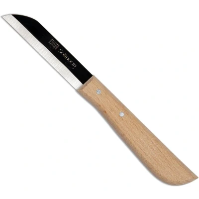 Afbeelding van Couteaux by Solinger Aardappelmesje 7 cm Beukenhouten Heft Duitse Kwaliteit in je Keuken