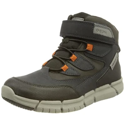 Afbeelding van Geox Flexyper BOY ABX Korte laarzen voor kinderen, Maat: 30, Navy/grey Leer en imitatieleer