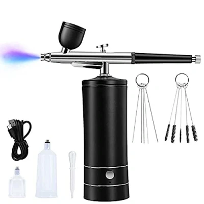 Afbeelding van Fxndknjks 1 Set Airbrush Kit Oplaadbare Cordless Compressor 30PSI Hoge Druk