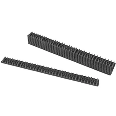 Afbeelding van Windhager Dierenafweerbarrière SPikes, spikemat, afweermat voor vogels of katten, doornrooster, dierenrooster, katten en vogels, afweerstrips, in te korten, 10 stuks, 49 x 4,3 1,5 cm, 07449