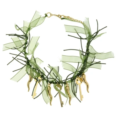 Afbeelding van Behave Groene ketting met hangers