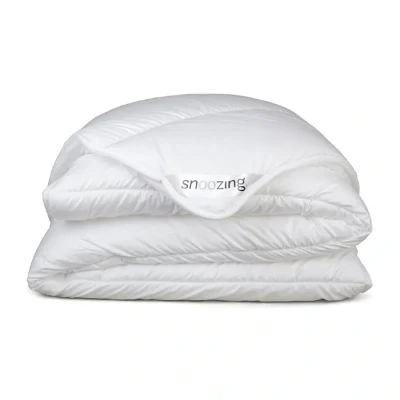 Afbeelding van Snoozing Salzburg Synthetisch Dekbed Eenpersoons 140x200 cm Wit