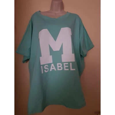 Afbeelding van Dames T shirt M Isabel mint One size 42/46