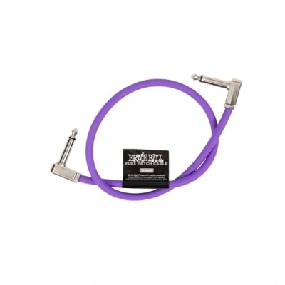 Afbeelding van Ernie Ball Flex Patchkabel 18&quot; Paars Enkel