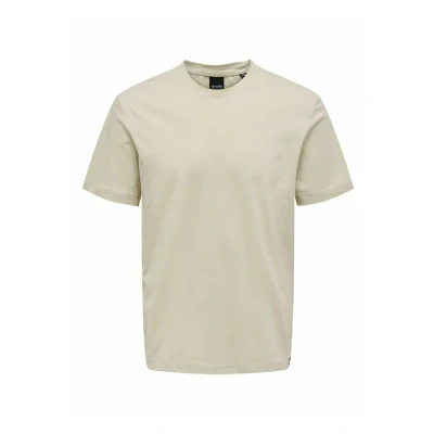 Afbeelding van ONLY &amp; SONS ONSMAX Life REG SS Stitch Tee NOOS, Pelican, XS
