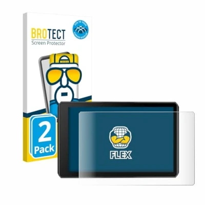 Afbeelding van BROTECT Screenprotector voor Garmin zumo XT2 Folie Beschermfolie transparant volledig dekking (2 Stuks)