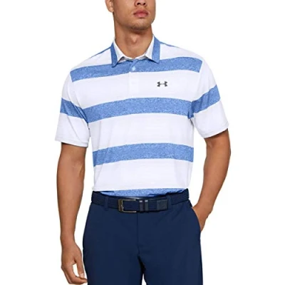 Afbeelding van Under Armour Playoff 2.0 poloshirt voor heren, met korte mouwen, zonbescherming