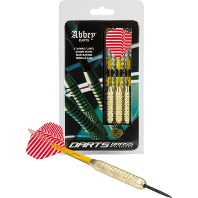 Afbeelding van Abbey Darts Dartpijlen Brass Steeltip Gewicht 25 Gr