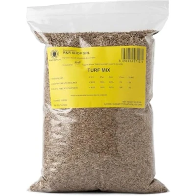 Afbeelding van R&amp;R SHOP Zaden voor gazon, Engels raaigras, snelle en langdurige groei (900gr 35mq)