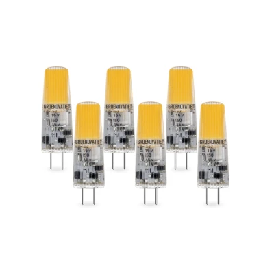 Afbeelding van G4 LED Lamp 2W Warm Wit Dimbaar 6 Pack