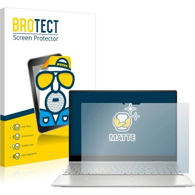 Afbeelding van BROTECT Antireflecterende Beschermfolie voor HP Envy x360 2 in 1 15 ey Anti Glare Screen Protector, Mat, Ontspiegelend