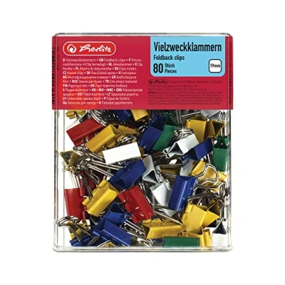 Afbeelding van Herlitz Multifunctionele klem 80 Stuk 19 mm