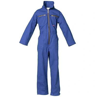 Afbeelding van Planam Maat 146/152 kinderen Junior Rallycombibi BW korenblauw model 0160