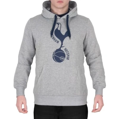Afbeelding van Tottenham Hotspur Heren Hoody Fleece Graphic Officiële Voetbal Gift, Grijs, L