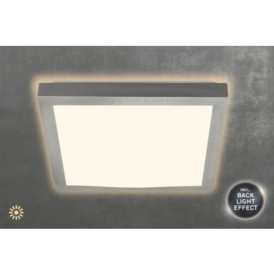 Afbeelding van Briloner Leuchten LED paneel, 1.200 lumen, 3.000 kelvin, 12 watt, wit mat nikkel