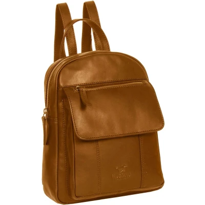Afbeelding van MUSTANG Leren Rugzak Salamanca Celano Backpack Cognac Terracotta
