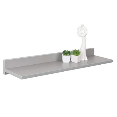 Afbeelding van RICOO wall shelf Wandplank zwevend 69 x 8 19 cm WM055 PL Hangende muur plank Wandrek grijs