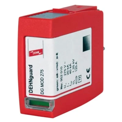 Afbeelding van DEHN 952010 DG MOD 275 Overspanningsveilige module Overspanningsbeveiliging voor: Verdeelkast 40 kA 1 stuk(s)