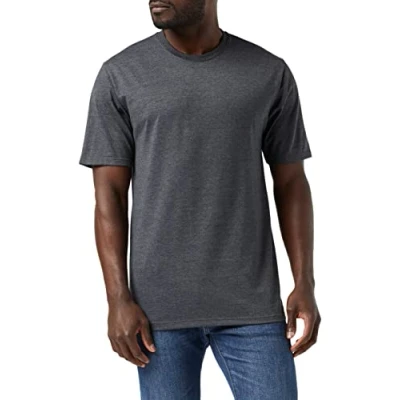 Afbeelding van Trigema heren t shirt deluxe katoen, grijs gemêleerd 110), 3XL