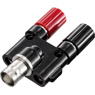 Afbeelding van TRU COMPONENTS Adapterstekker BNC Bus 4 mm Recht Zwart
