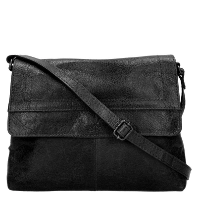 Afbeelding van Cross Keys Kleine Crossbodytas / Schoudertas Dames Leer Sobu Zwart
