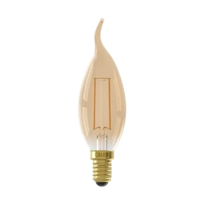 Afbeelding van LED lamp E14 Kaars met punt Calex (3.5W, 250lm, 2100K, Dimbaar)