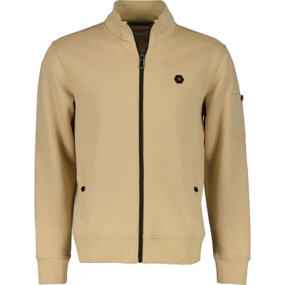 Afbeelding van No Excess Vest Jacquard Beige maat 3XL Heren met Regular fit Pasvorm Stretch Suitable Herenkleding