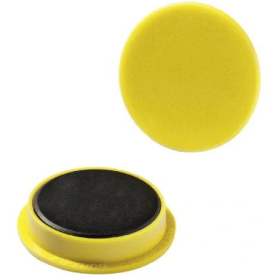 Afbeelding van Durable 470404 Magneten, 37 mm, 1.000p, geel, 2 st.