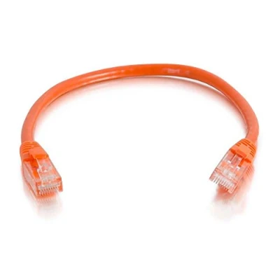 Afbeelding van C2G 0.5M ORANJE Cat5e Ethernet RJ45 hoge snelheid netwerk kabel, LAN Lead UTP Patch kabel