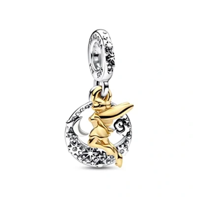 Afbeelding van Pandora 762517C01 Disney Tinkelbel sterrenhemel Hangende Bedel Horoscoop Sterrenbeeld horloge GoudkleurZilverkleur
