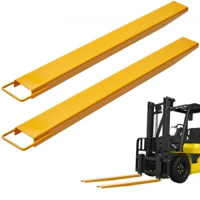 Afbeelding van VEVOR Set van 2 vorkverlengingen Tandverlenging 1520 mm, draagvermogen 1,815 ton Vorktanden Q235 koolstofstaal, eendelig ontwerp Palletvorkverlenging Compatibel met vorken 106 mm